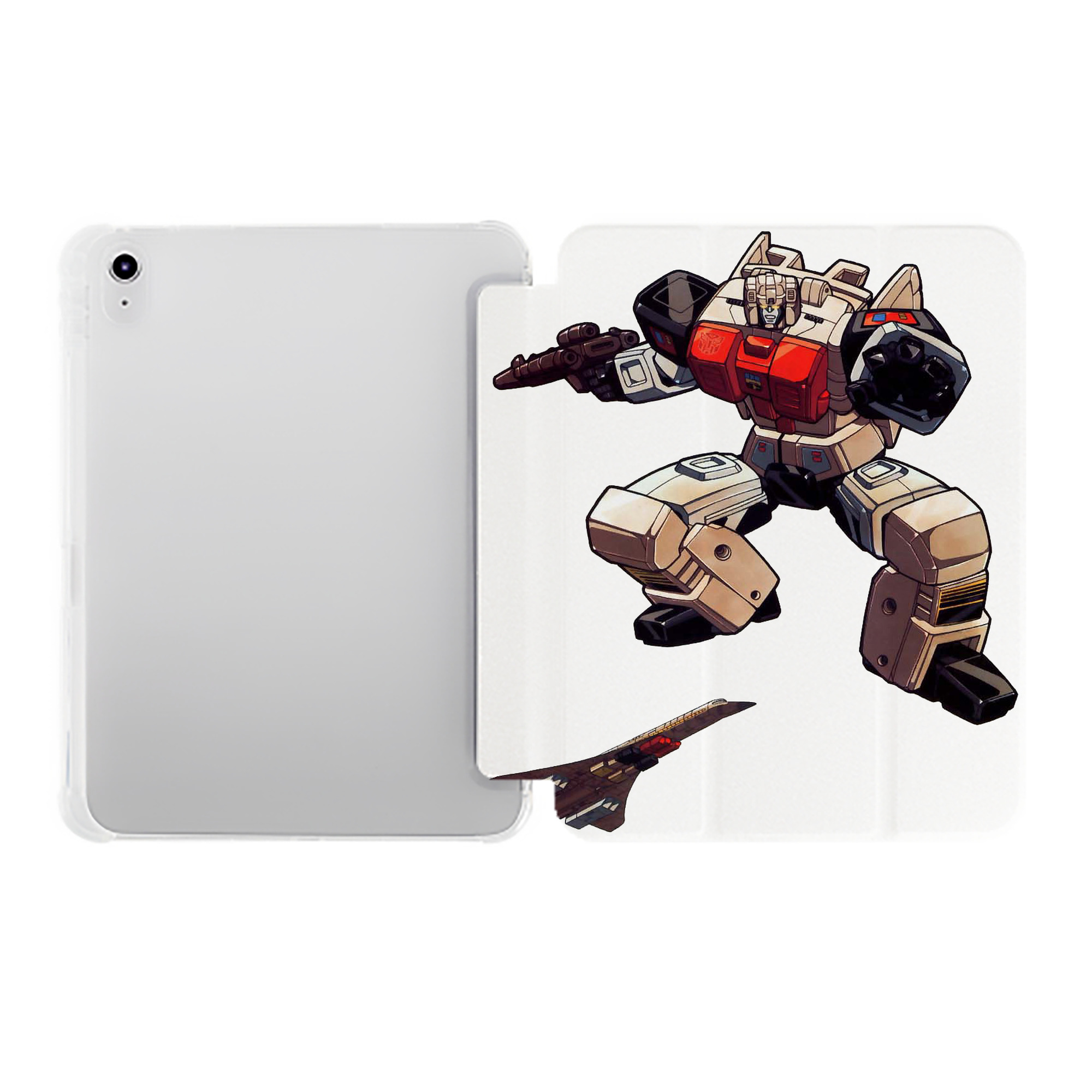 （画像用）  IPad ケース ペン収納付き 三つ折りスタンド PUレザー×シリコン 対応機種9.5/10.5/10.9インチ